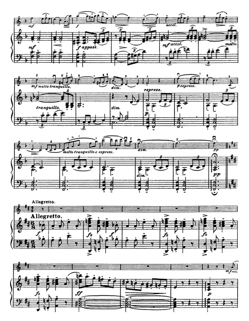 塞茨初级小提琴协奏曲Op.15（D大调学生协奏曲）