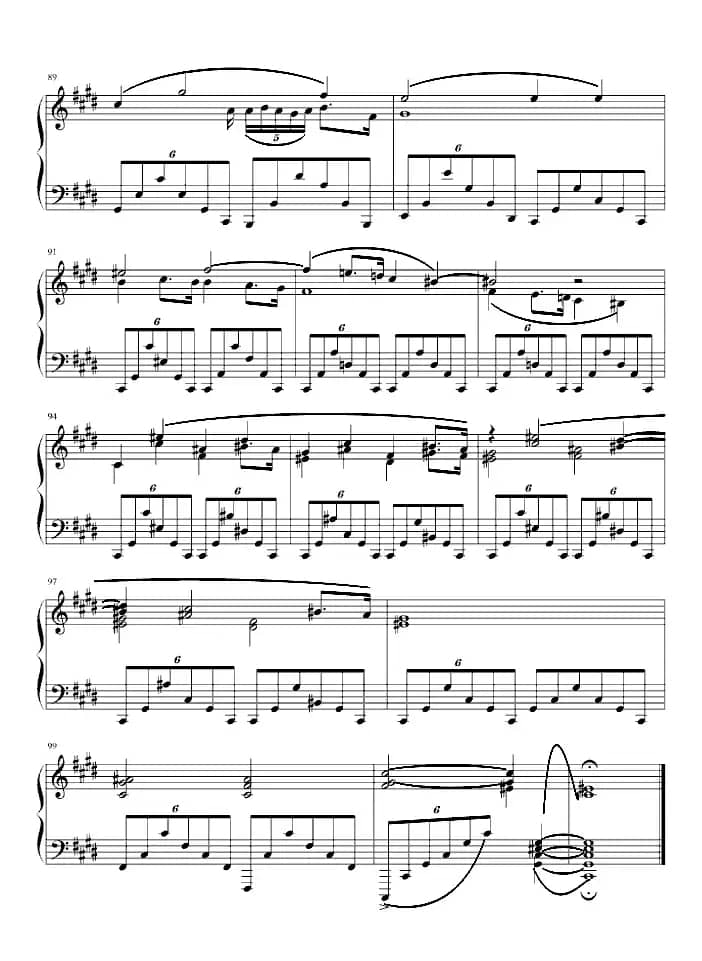 升c小调夜曲（星夜钢琴网版）