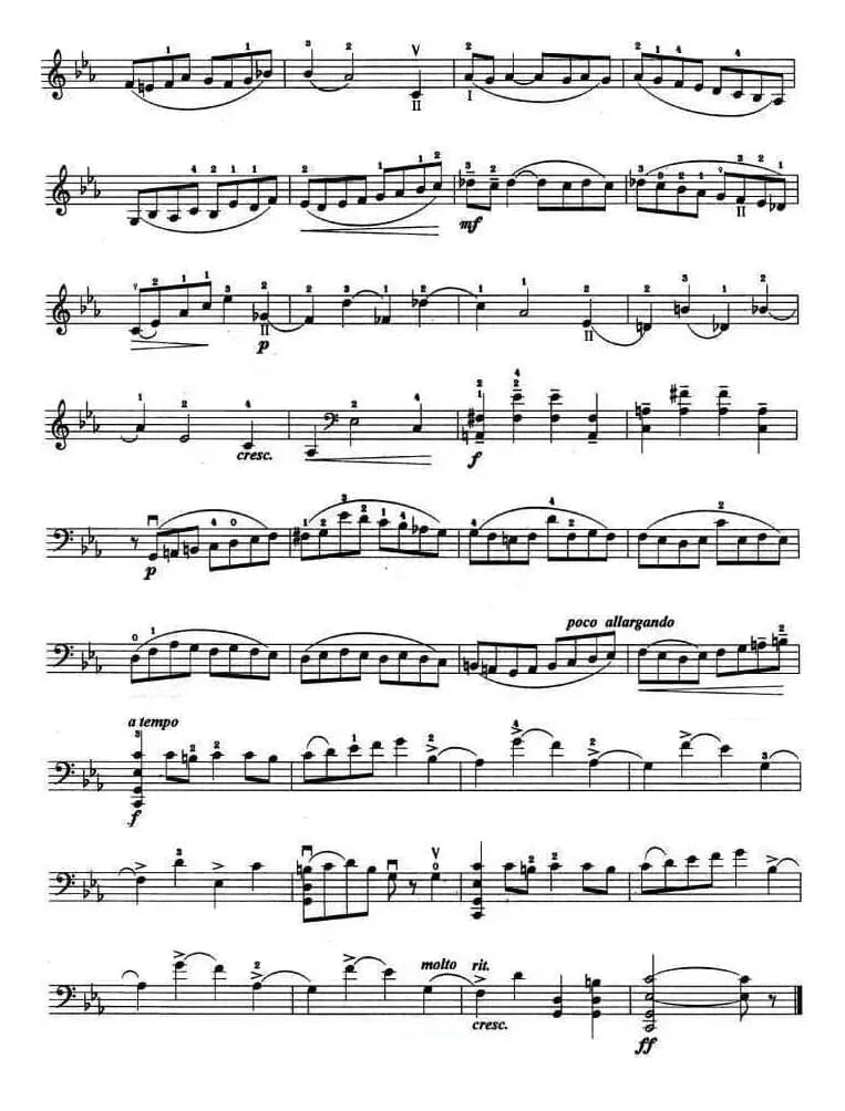 C小調协奏曲（第一乐章）