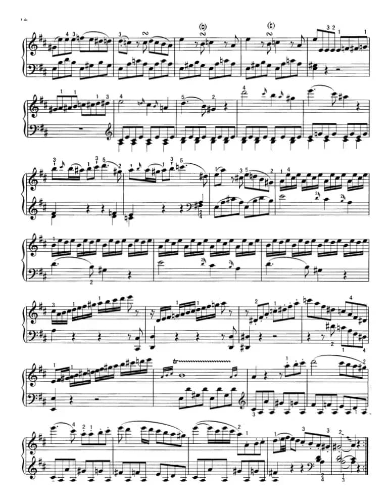 不可不弹的世界钢琴名曲：回旋曲（D大调）