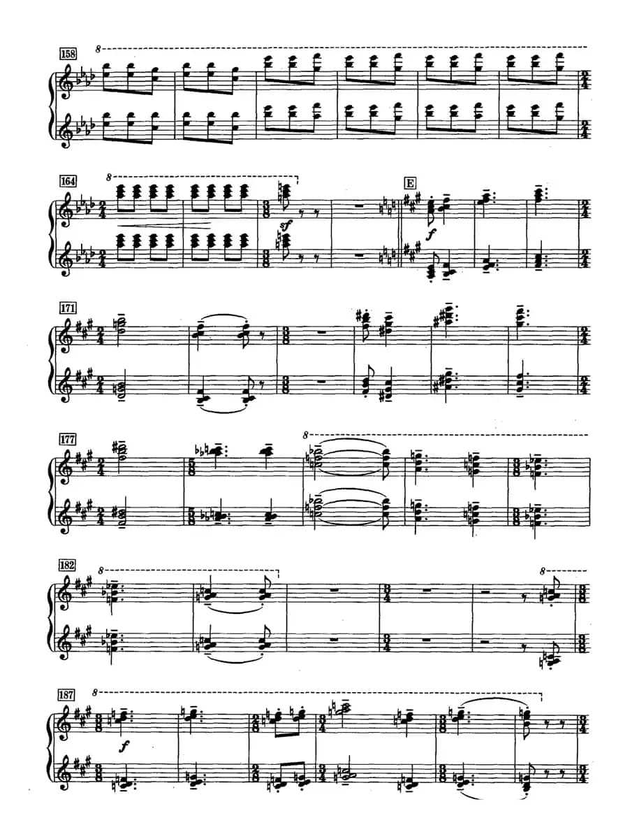 城市舞曲（四手联弹）