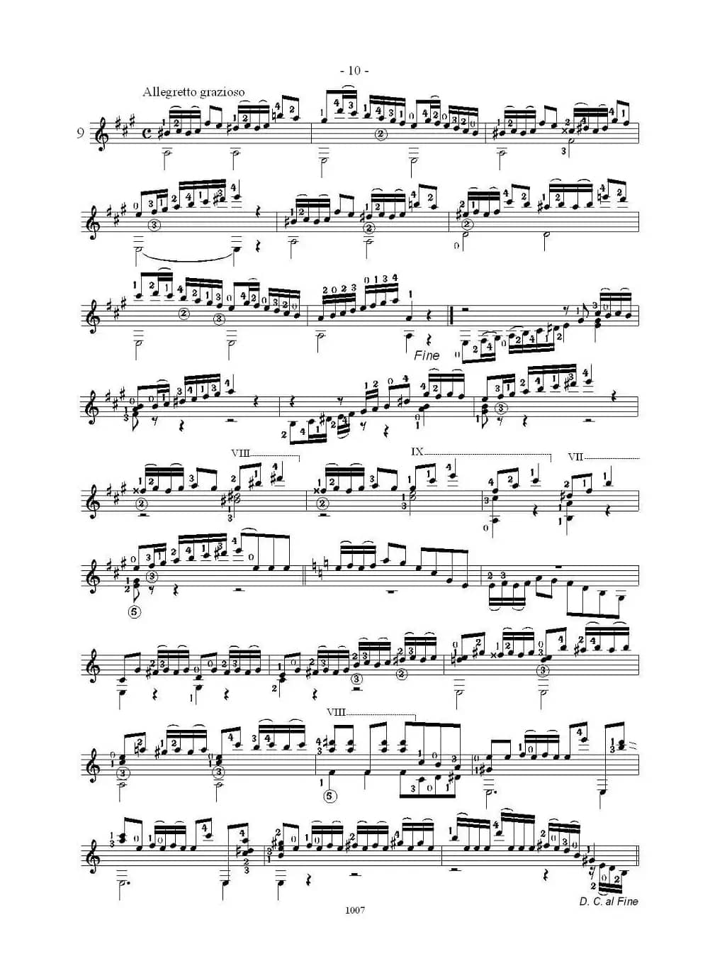 卡尔卡席25首练习曲之6——10