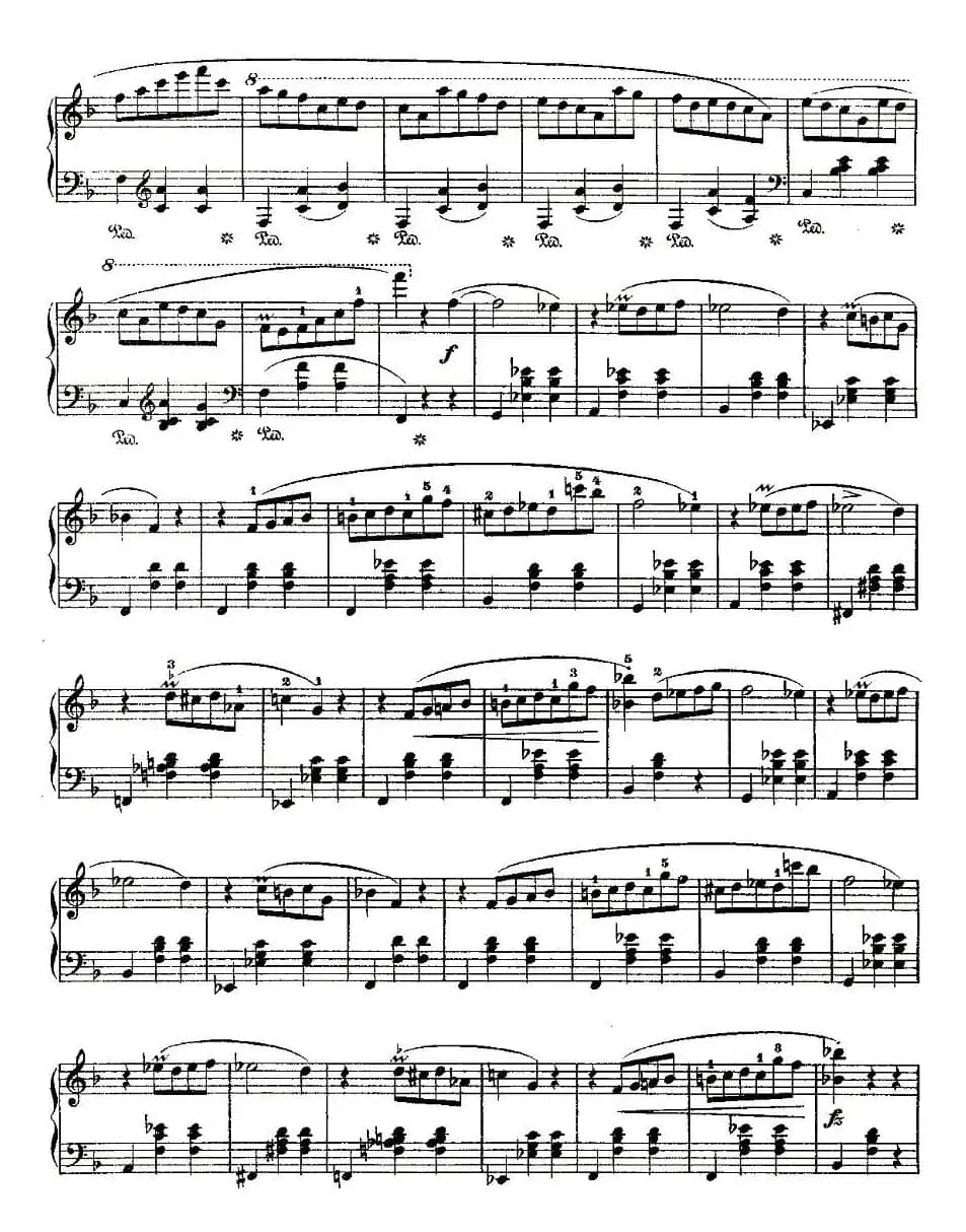 valse brillante，Op.34, No.3