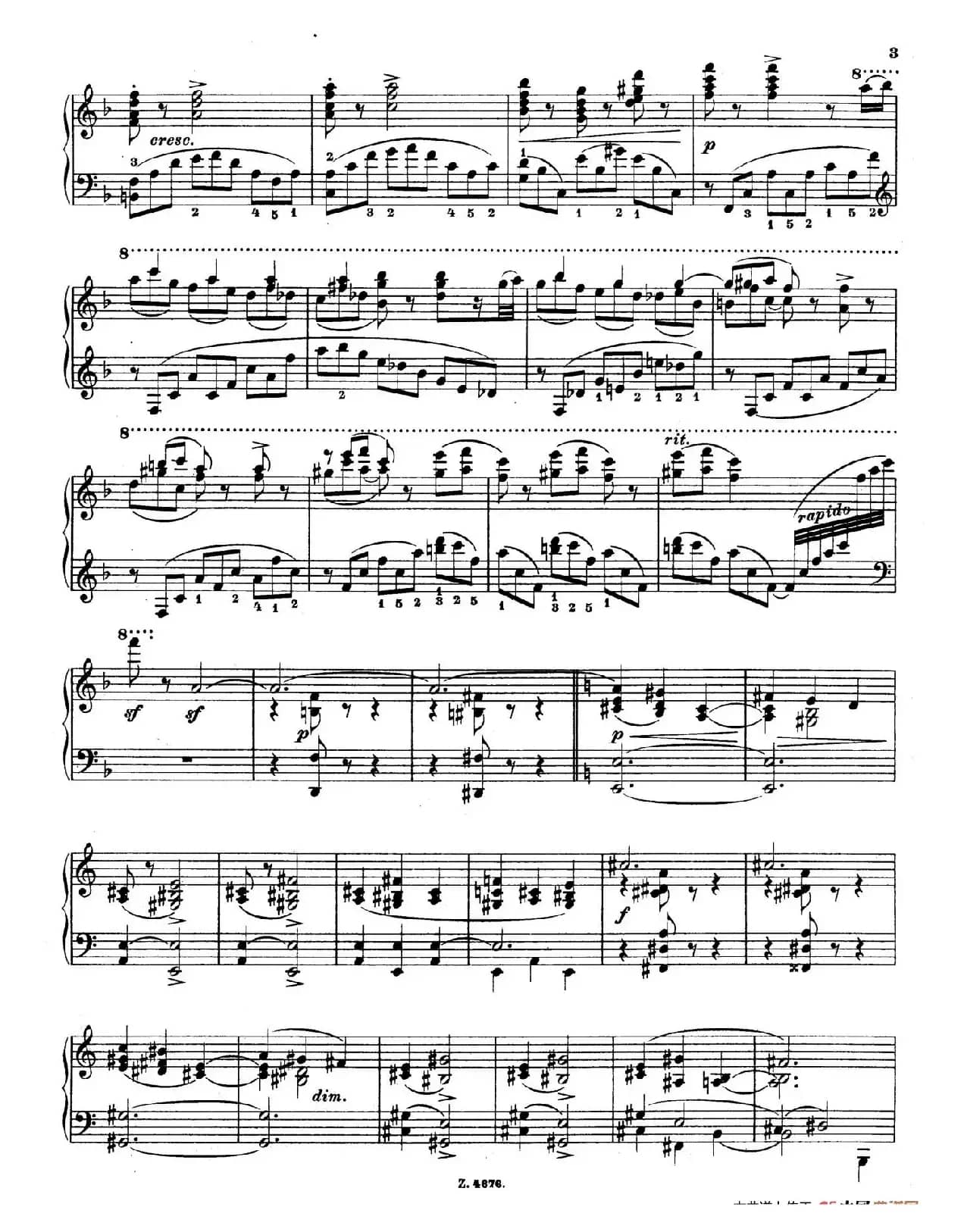 Charakterskizzen Op.40(个性素描 2. 往事 Jadis)