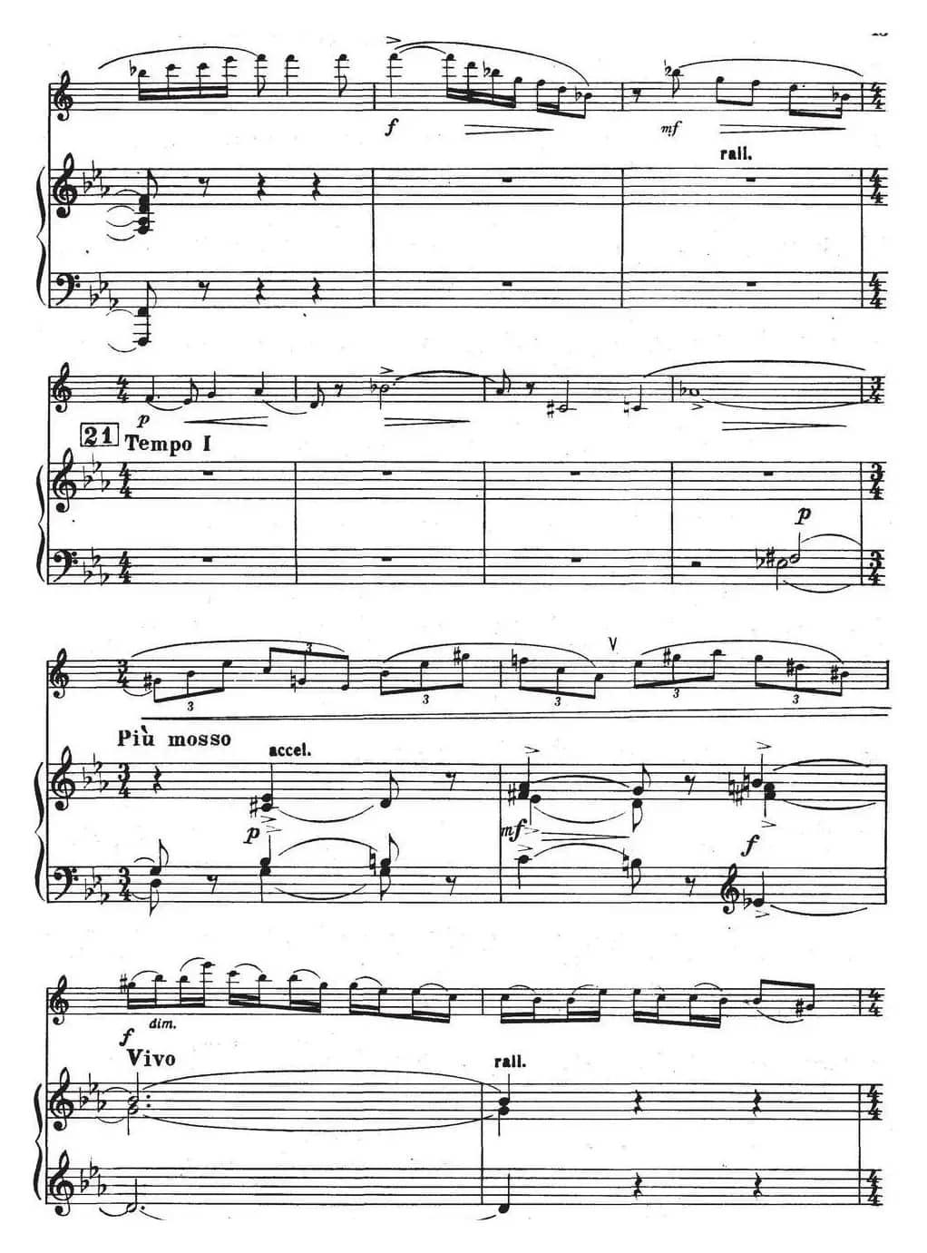 Glazunov Op.109（格拉组诺夫协奏曲Op.109）（萨克斯+钢琴伴奏）