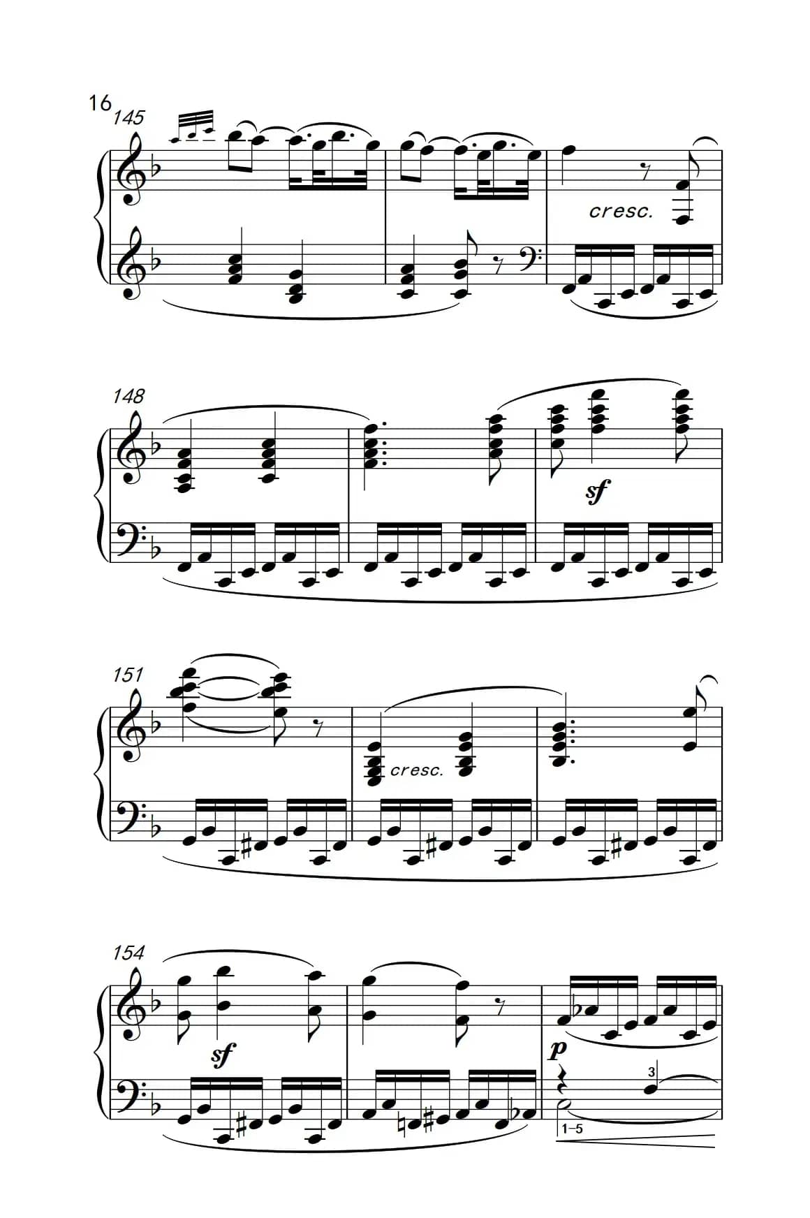 奏鸣曲 Opus 10 Nr.2 第一乐章（贝多芬奏鸣曲集 2）