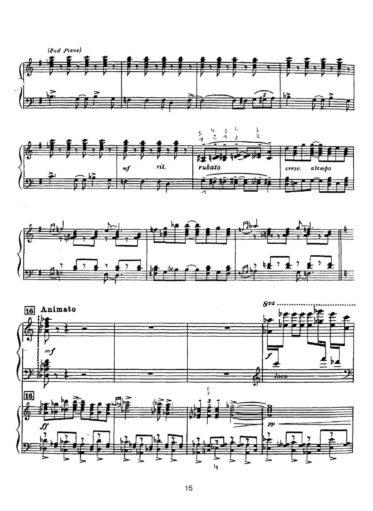 Rhapsody in Blue（蓝色狂想曲）（双钢琴）