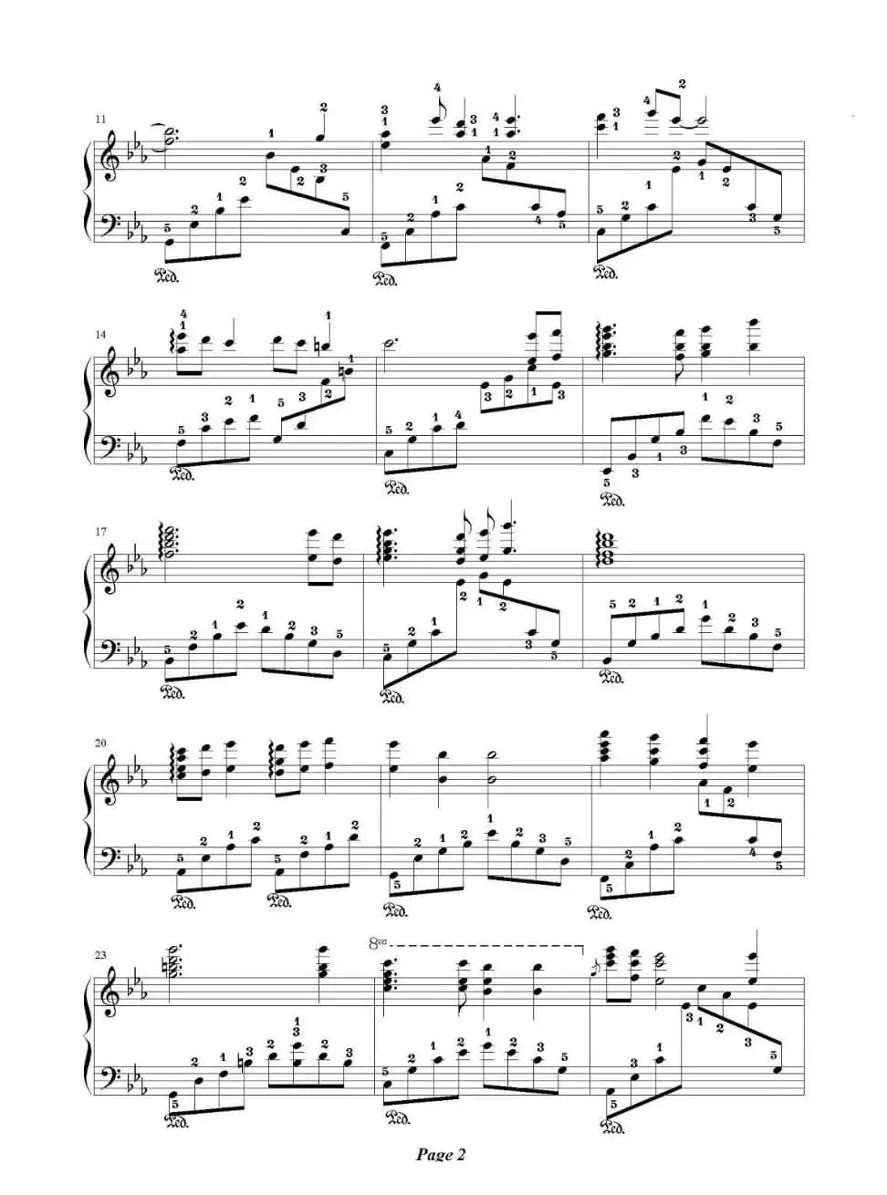 天空之城（降A调）