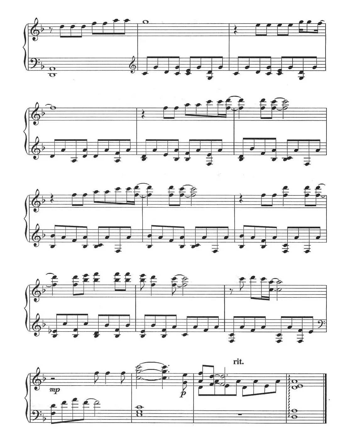 The Sound Of Silence（电影《阿甘正传》主题曲）