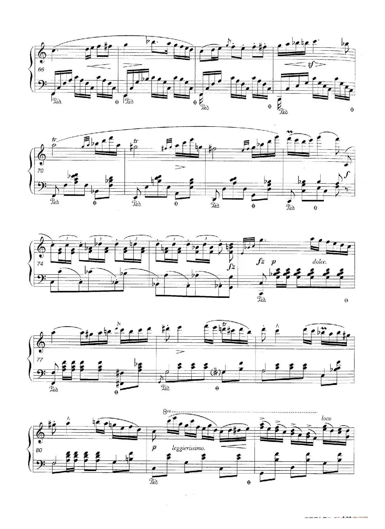 C大调引子与华丽的波兰舞曲（钢琴独奏版）