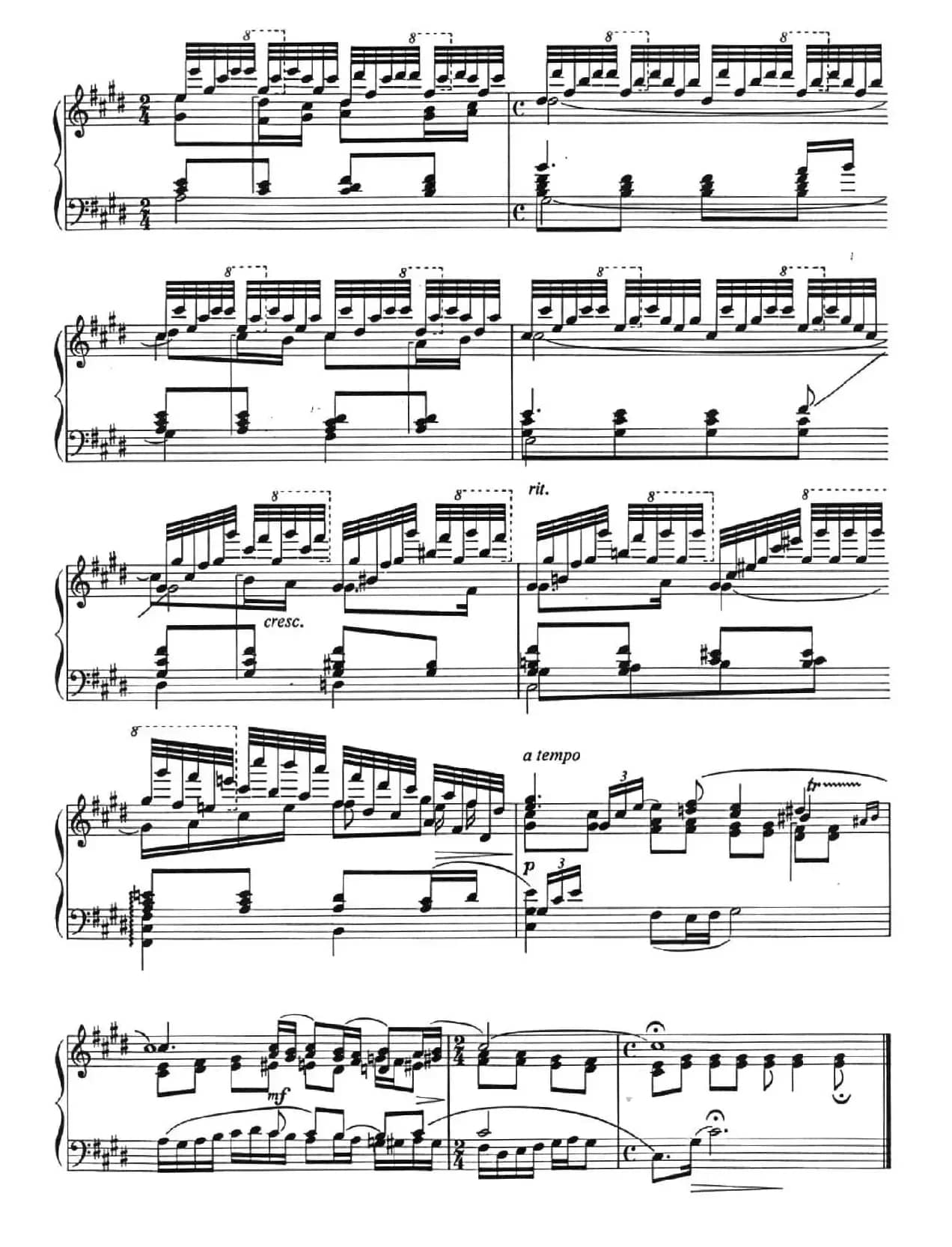 练声曲 Vocalise Op.34-14