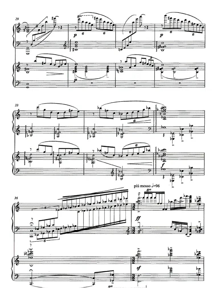 乡愁（高为杰作曲版、双钢琴）