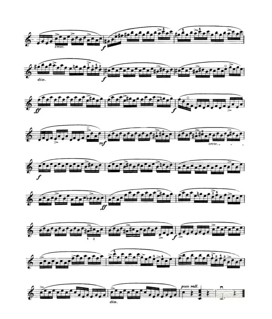 开塞（KAYSER 36首小提琴练习曲之4）