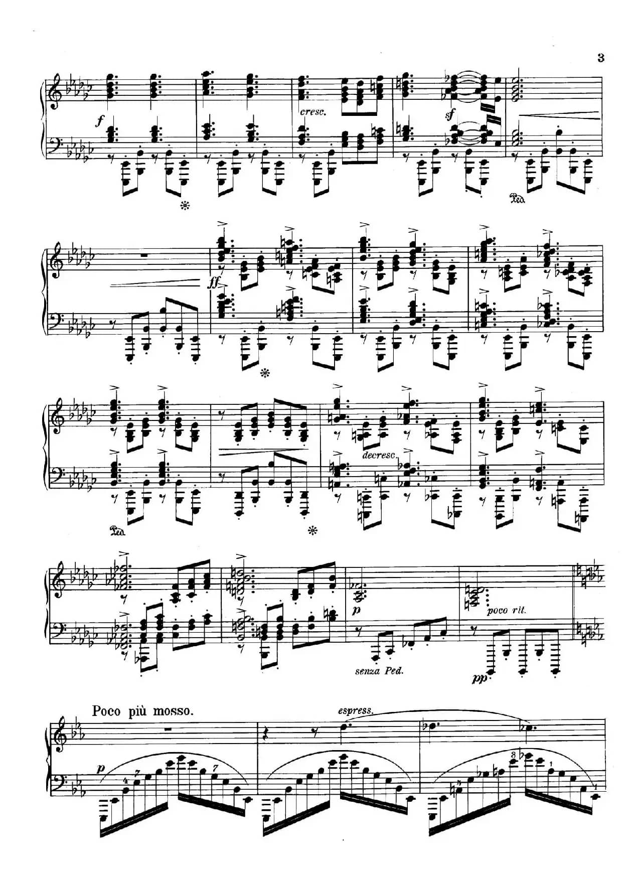 Four Rhapsodies Op.11（4首狂想曲·Ⅳ）