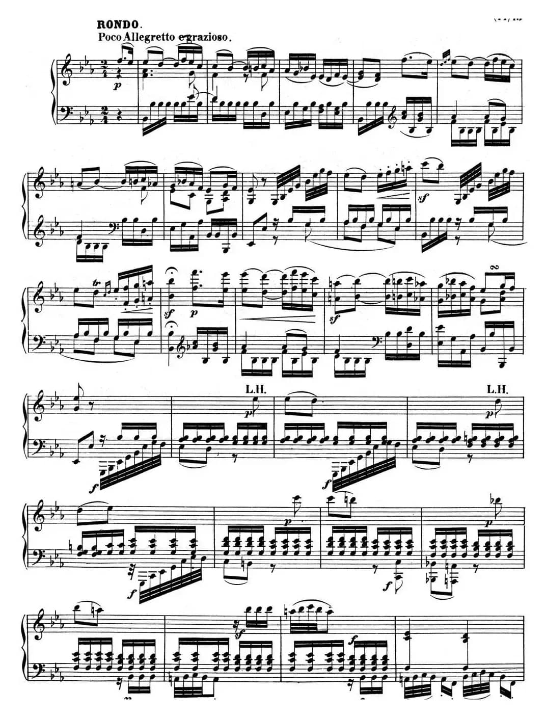 贝多芬钢琴奏鸣曲04 大调奏鸣曲 降E大调 Op.7 E-flat major