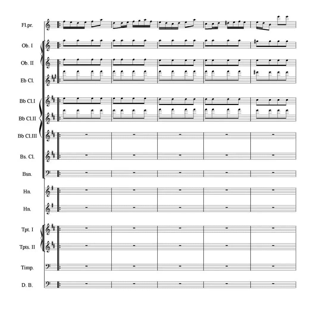 流浪者之歌（长笛与管乐队）