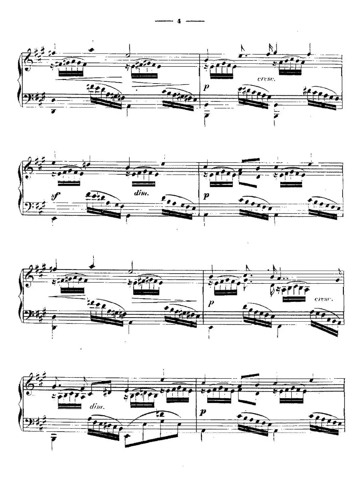 A大调练习曲“小溪”（Op.6）