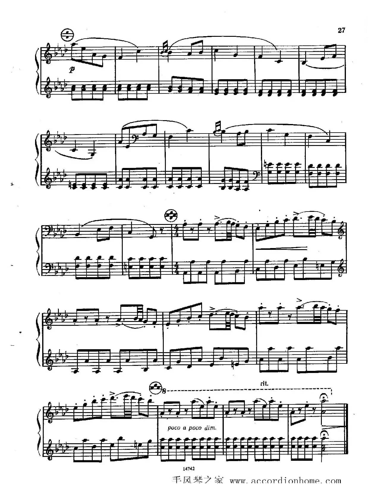 佐罗塔耶夫-六首儿童组曲之二