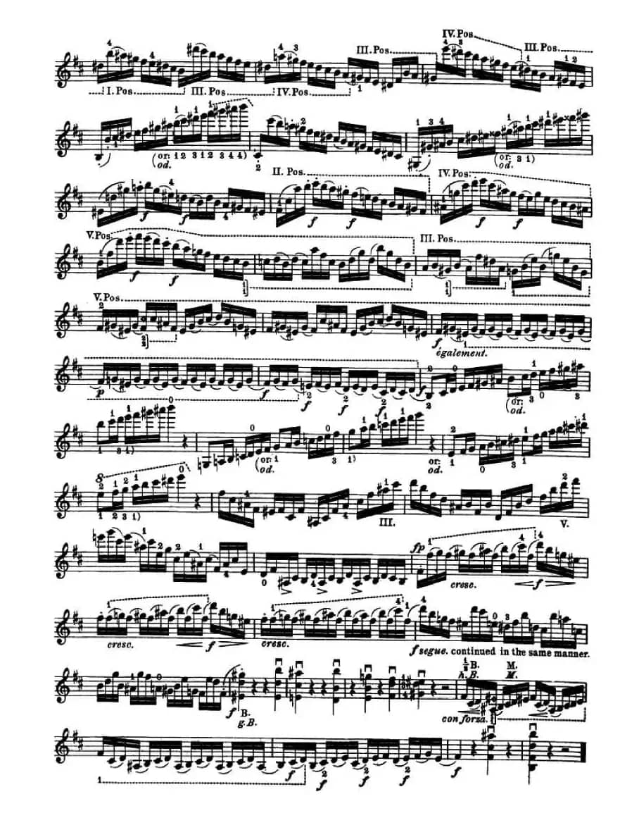 24首小提琴练习曲之6