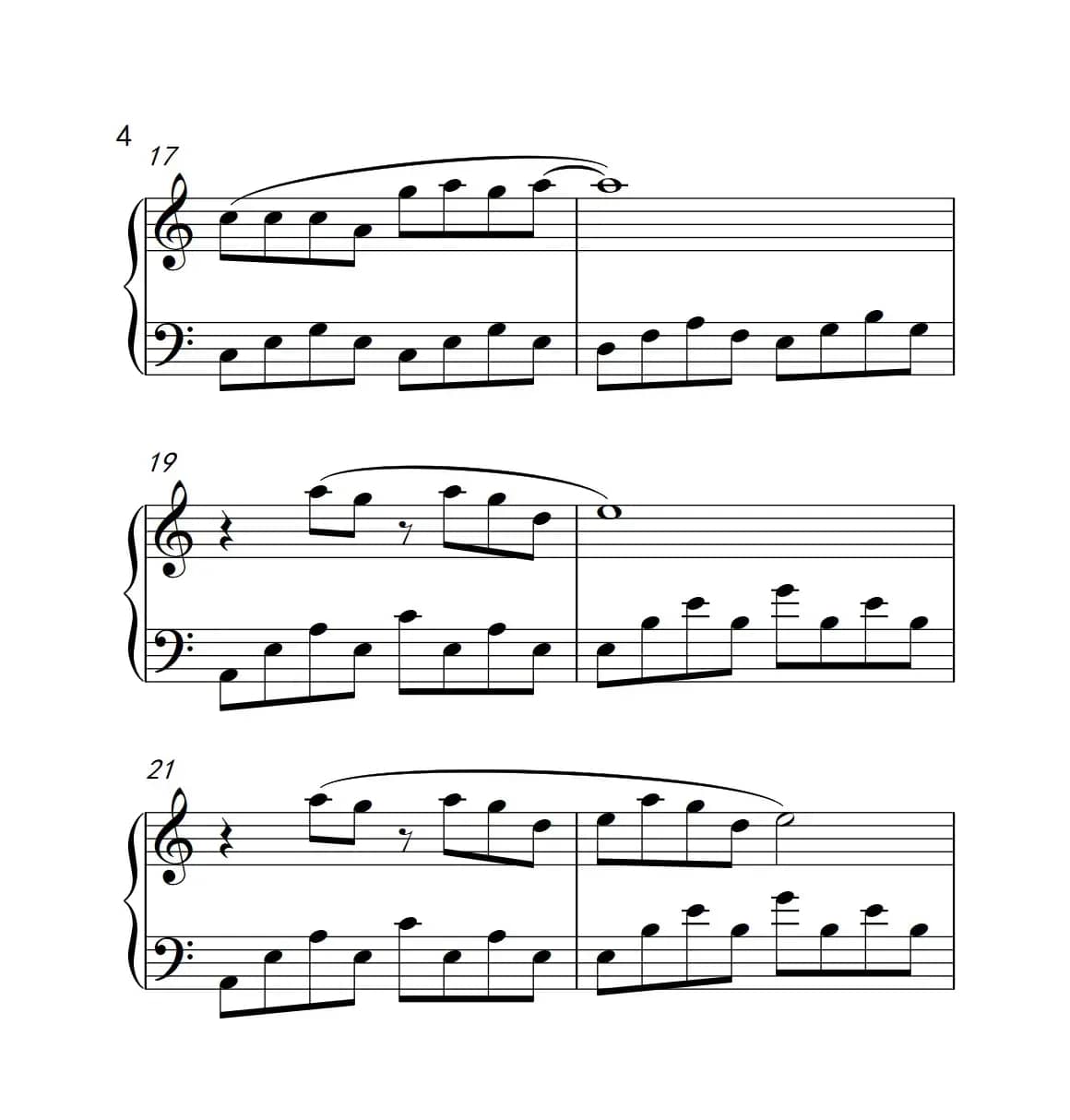 等爱的玫瑰（《弹吧音教》制谱版）