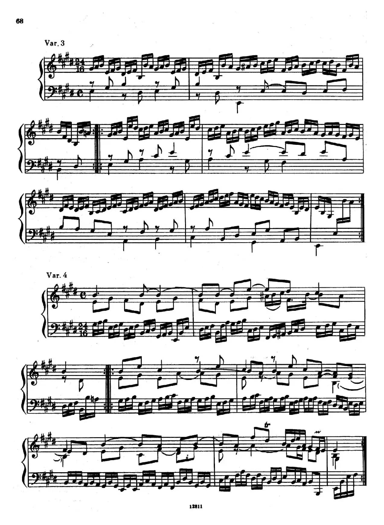 Suite No.5 in E Major HWV 430（E大调第五组曲）