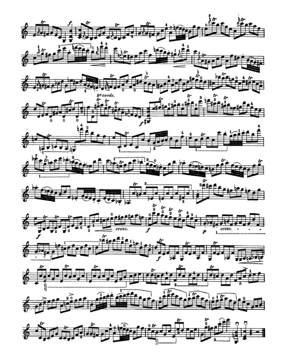 24首小提琴练习曲之1