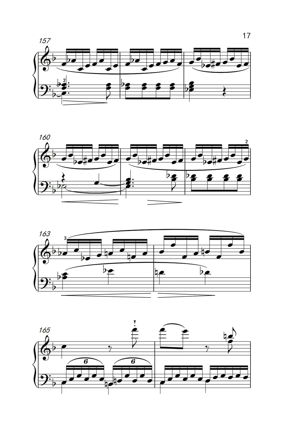 奏鸣曲 Opus 10 Nr.2 第一乐章（贝多芬奏鸣曲集 2）