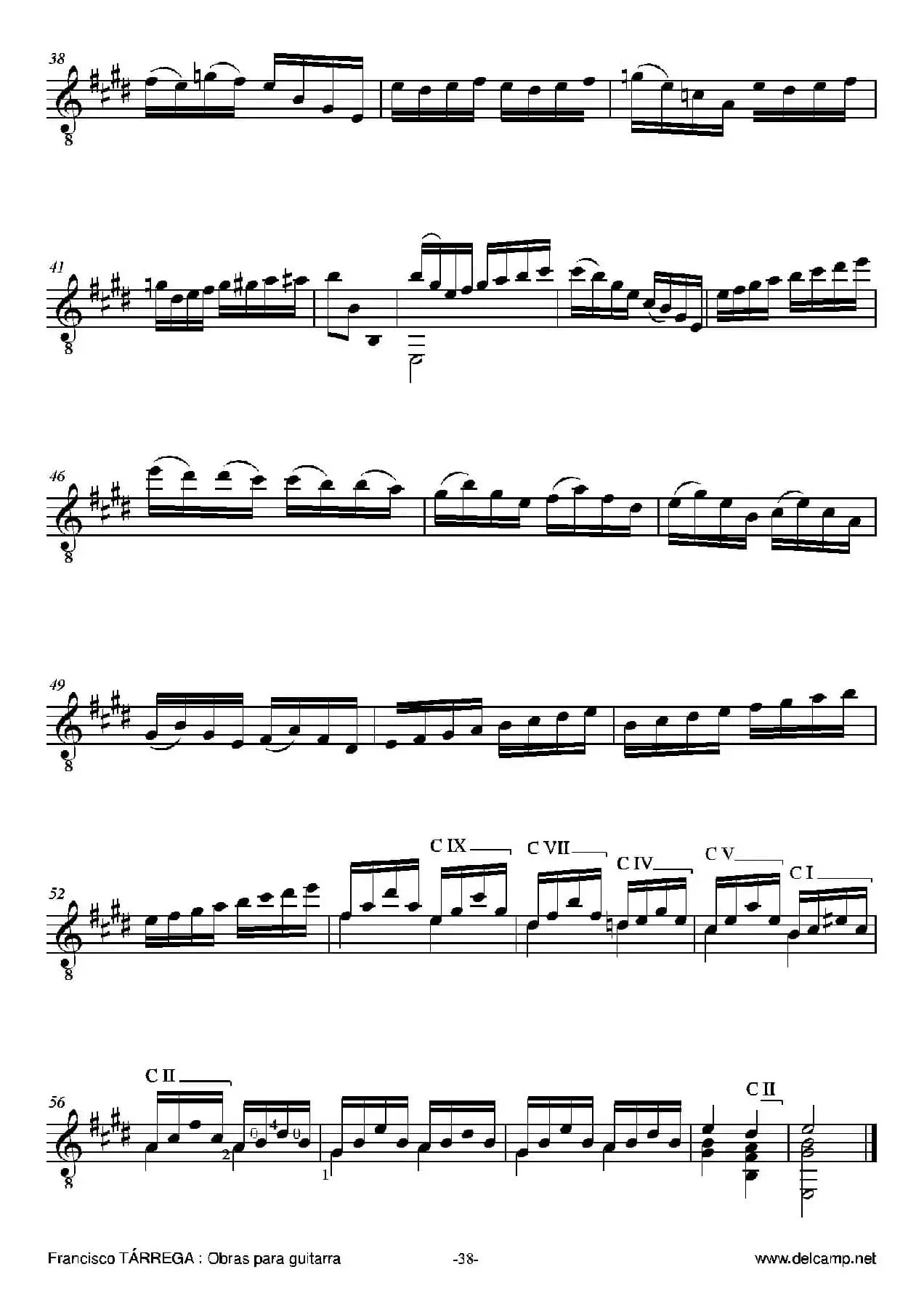 《塔雷加作品全集》第2部分（古典吉他）