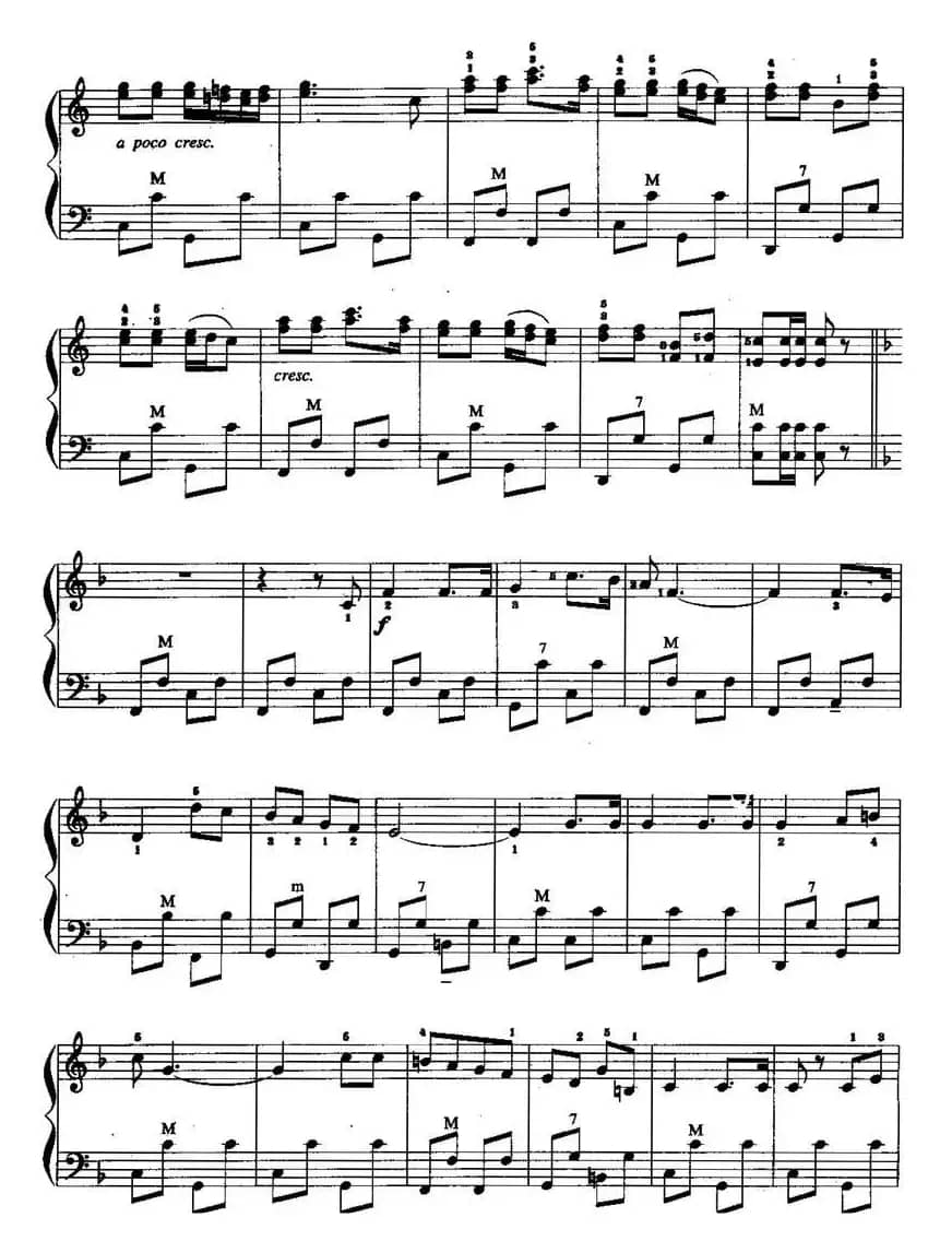 儿童手风琴曲：美国巡逻兵