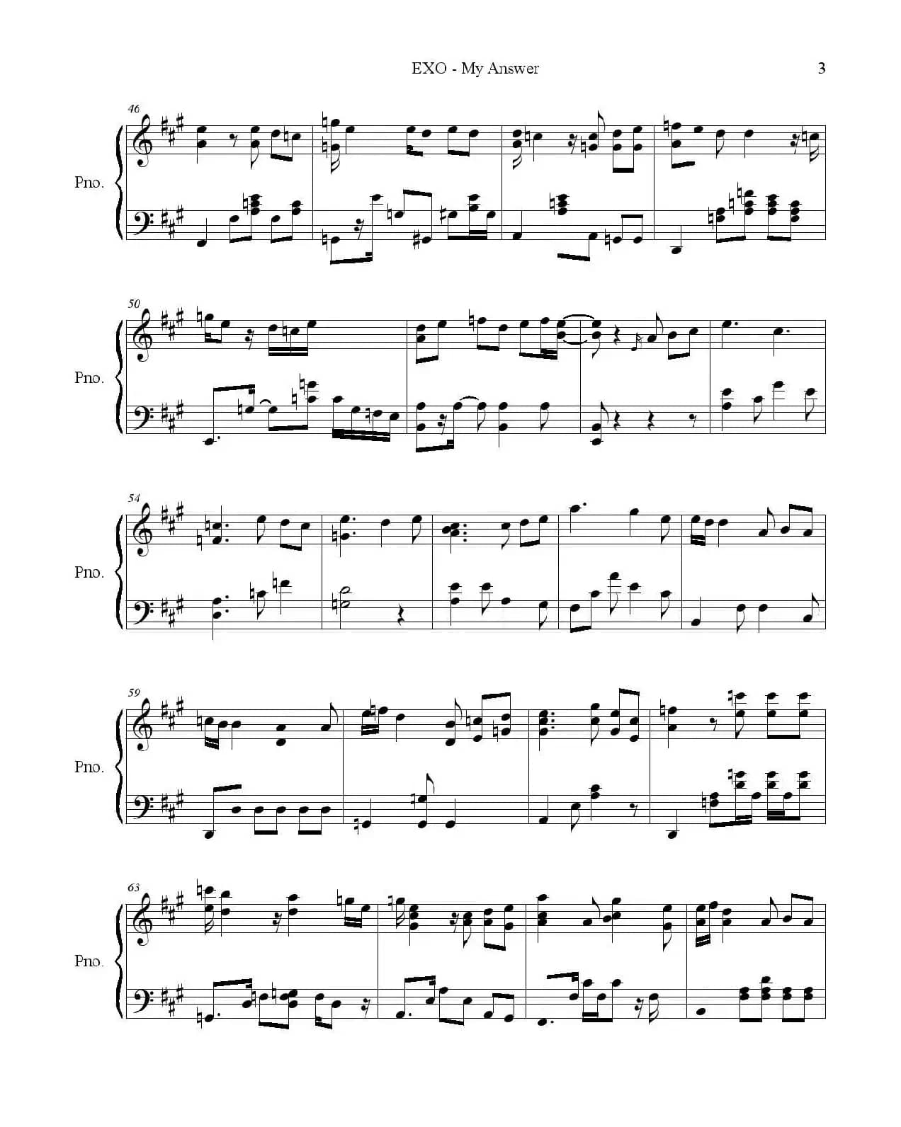 MY ANSWER（我的答案）