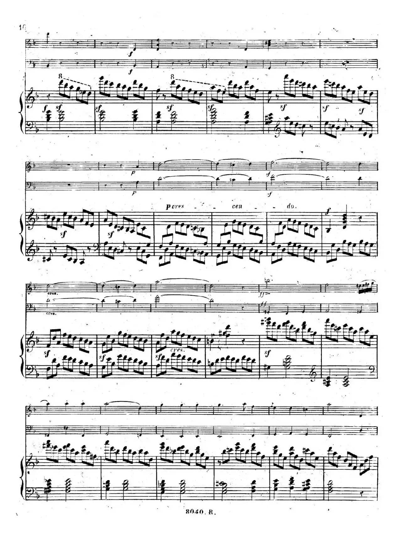 Piano Trio No.1 in d Minor Op.49（d小调第一钢琴三重奏·第一乐章）