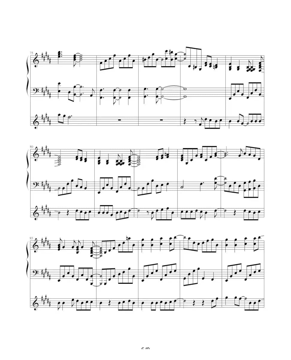 life is like a boat （生命如舟）（钢琴伴奏谱）