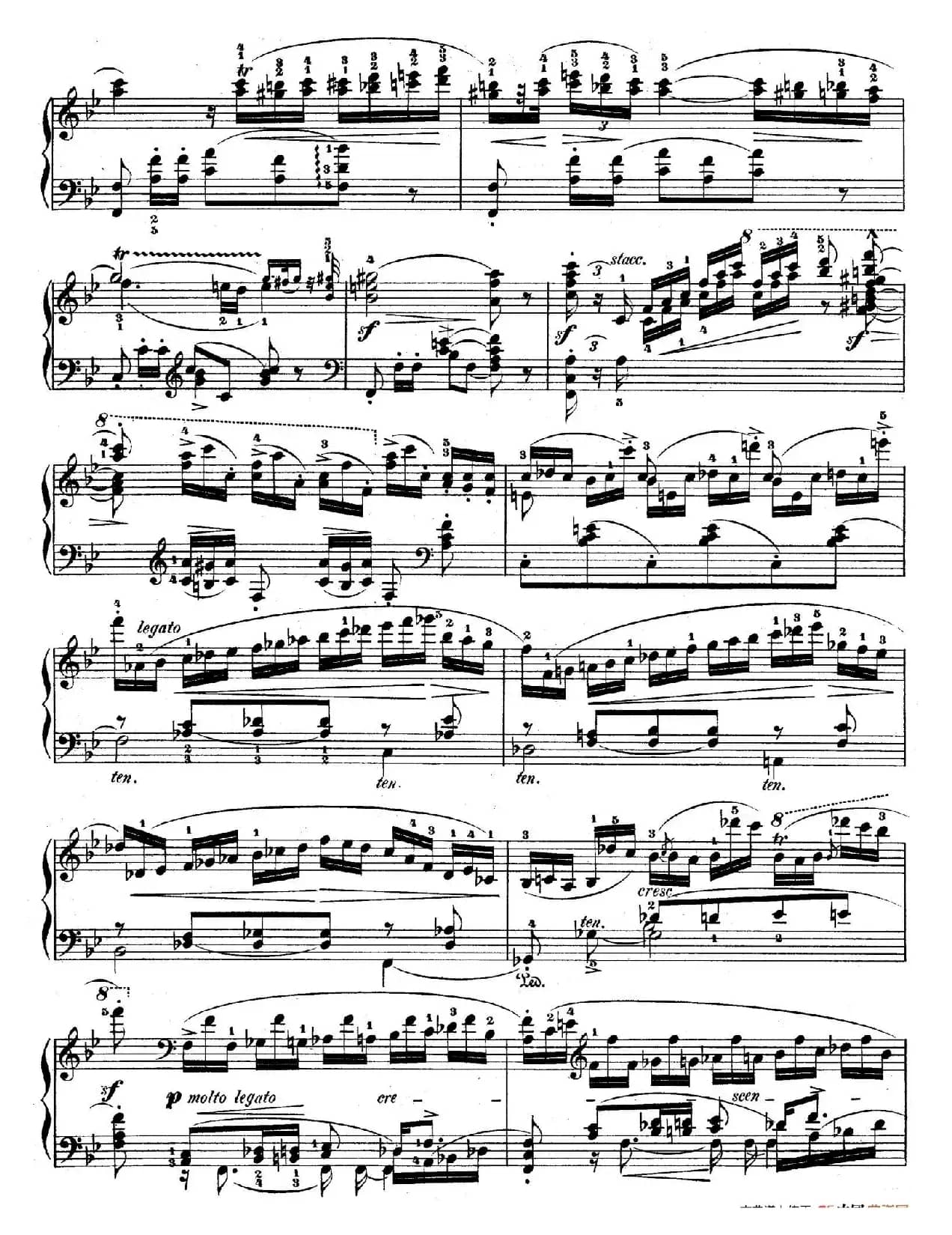 降B大调莫扎特主题变奏曲 Op.2（为钢琴与乐队而作）