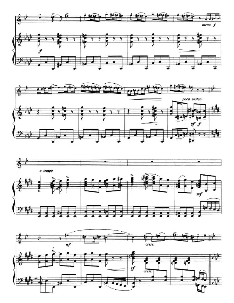 诙谐曲（小号+钢琴伴奏）