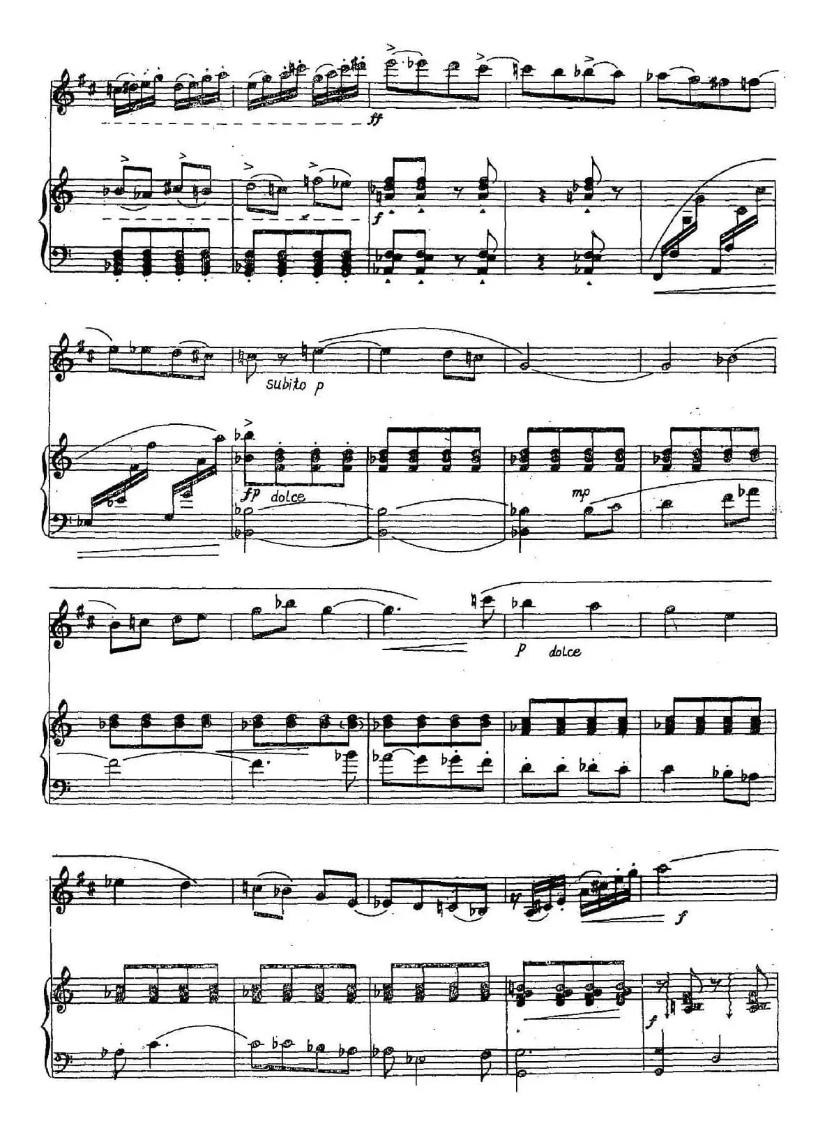 晨歌（单簧管+钢琴伴奏）