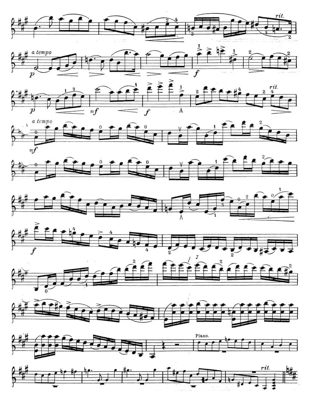 Concertino（O. Rieding,Op.25）