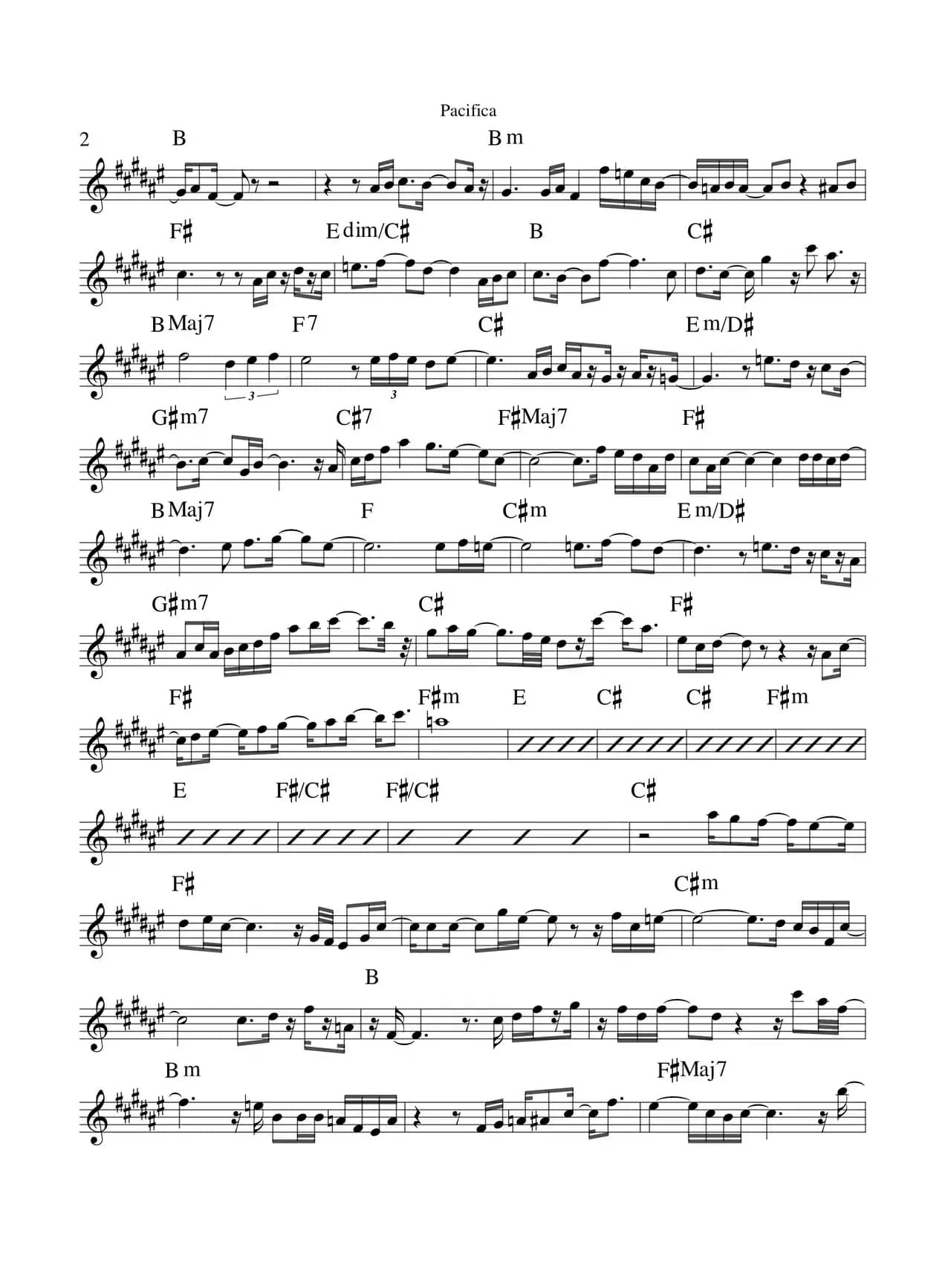 Pacifica（中音萨克斯）