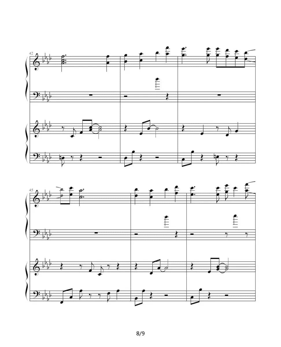 大好きだよ（双钢琴）