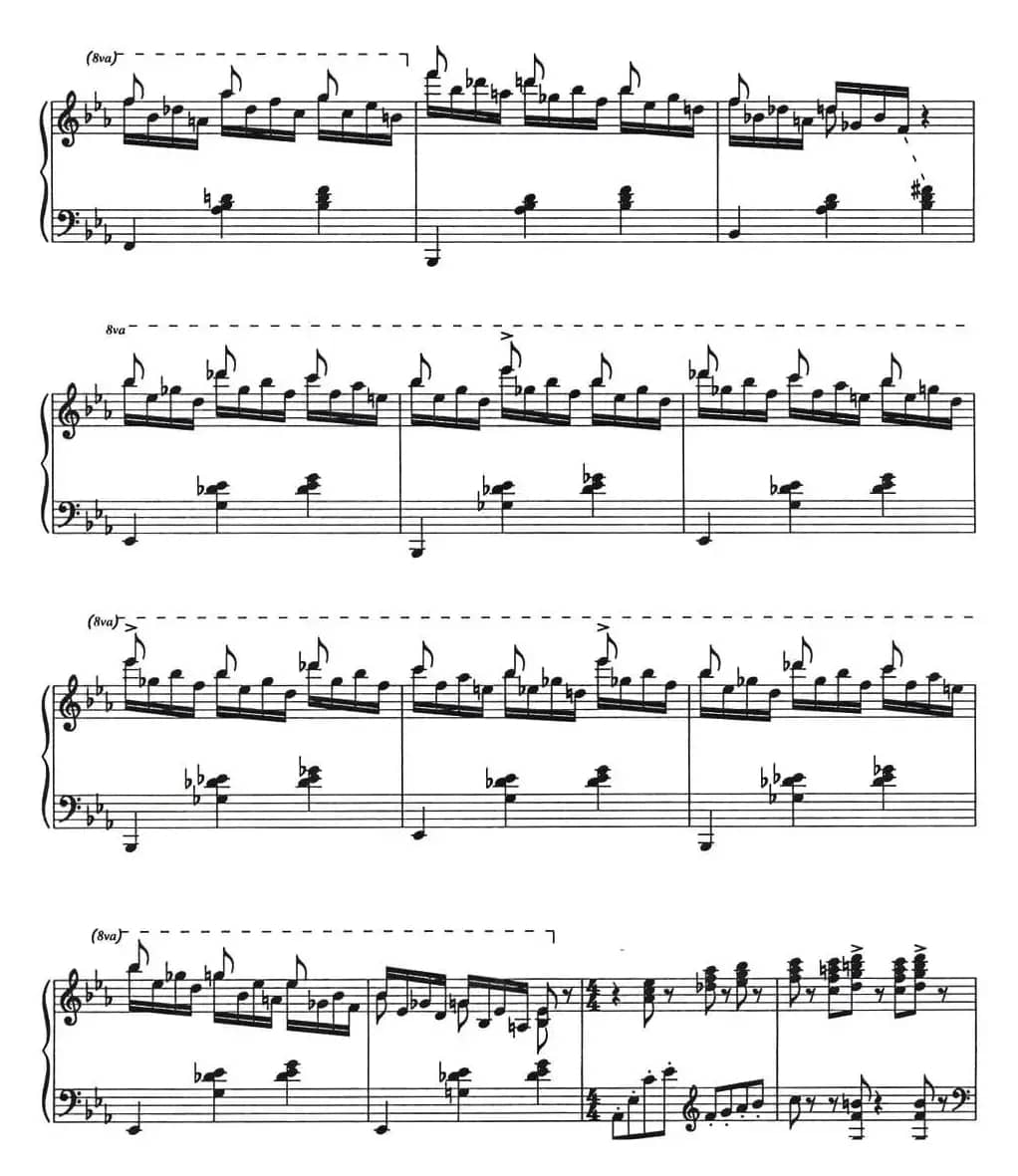 Etude 7.Fascinatin' Rythm（乔治·格什温练习曲·7、迷人的节奏）