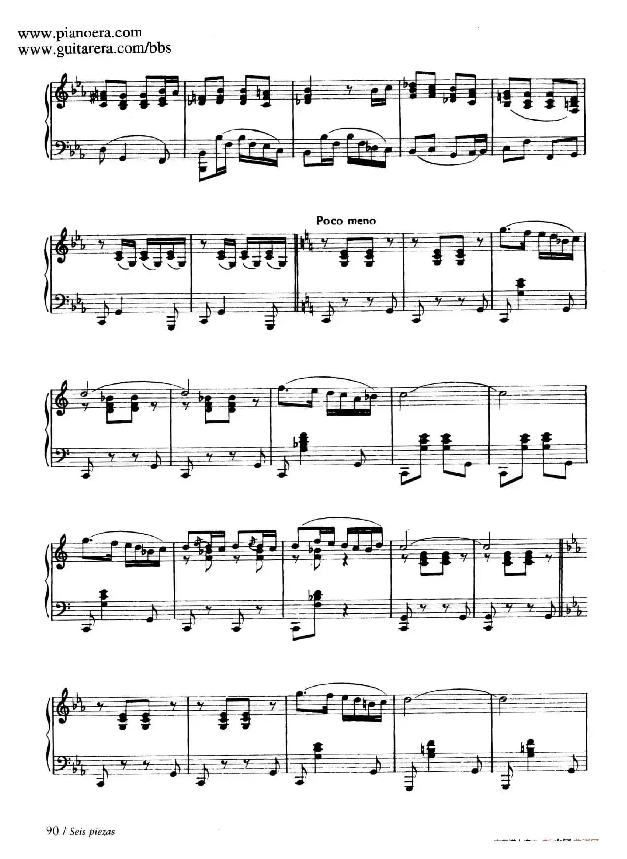 Six Pieces on Spanish Folksongs H.125(6首西班牙民谣小品·5. 东方进行曲 Marcha oriental)