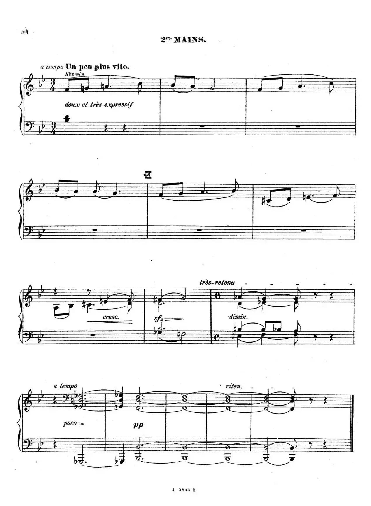 Symphony on a French Mountain Air Op.25(法国山歌交响曲·双钢琴·Ⅱ)