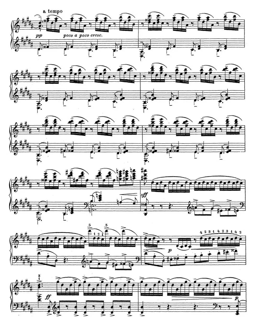 拉赫玛尼诺夫 钢琴前奏曲23 升G小调 Op.32 No.12