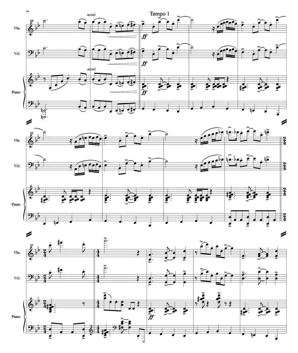 Becha（Spring 春天、小提琴+大提琴+钢琴伴奏）