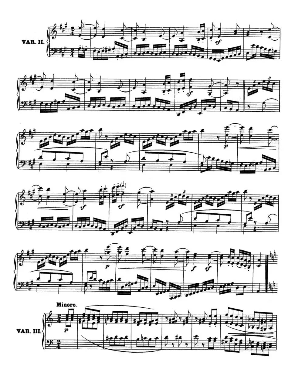 12 Variations on a Dance by Wrantizky WoO 71（伍拉尼茨基舞曲主题变奏曲）