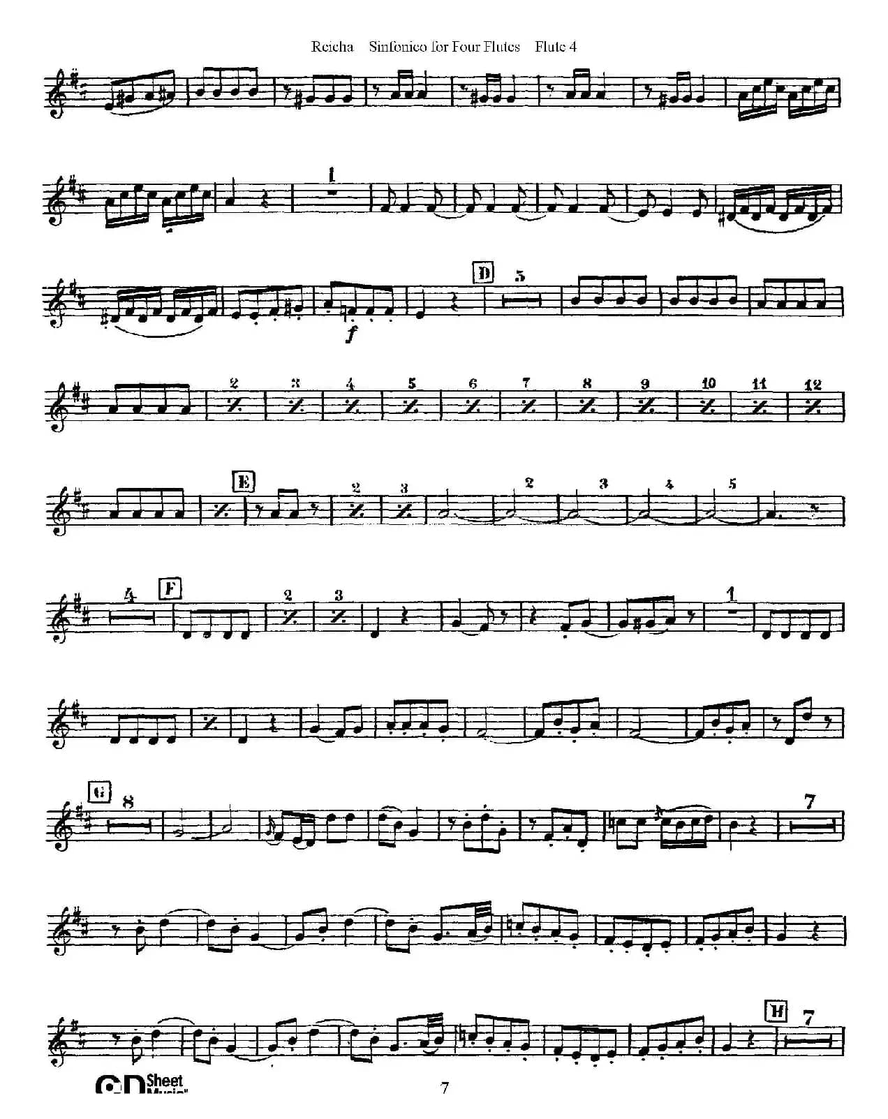 瑞查长笛四重奏（Flute 3）