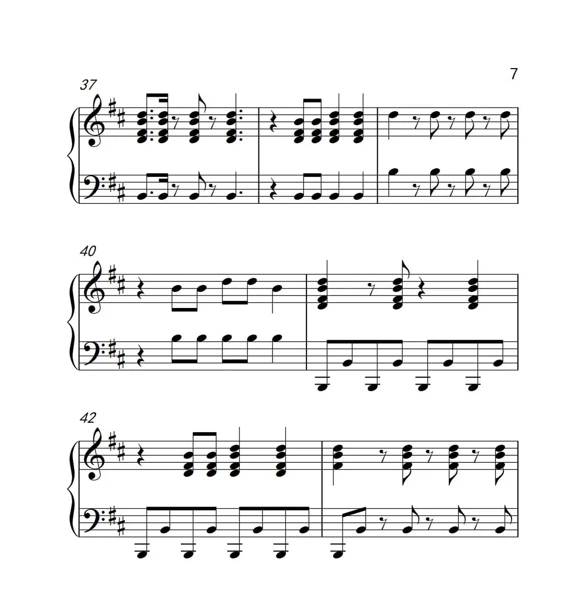 江南style（《弹吧音教》制谱版）