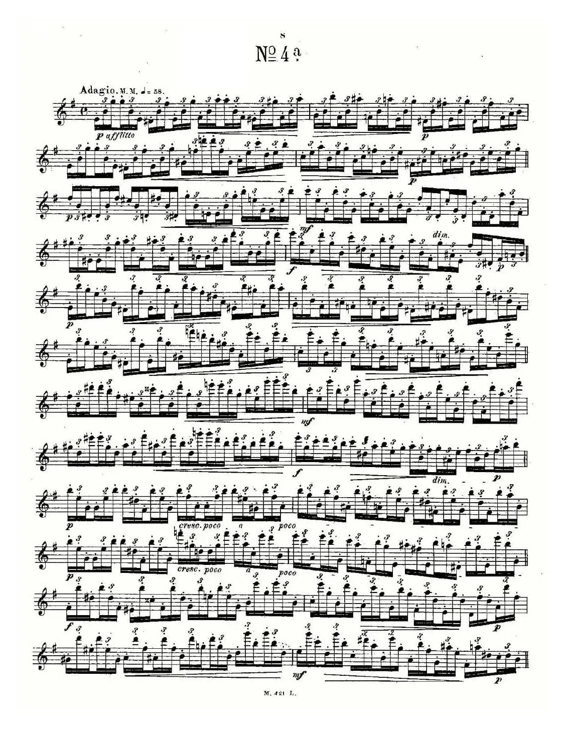 24首长笛练习曲 Op.15 之1—5