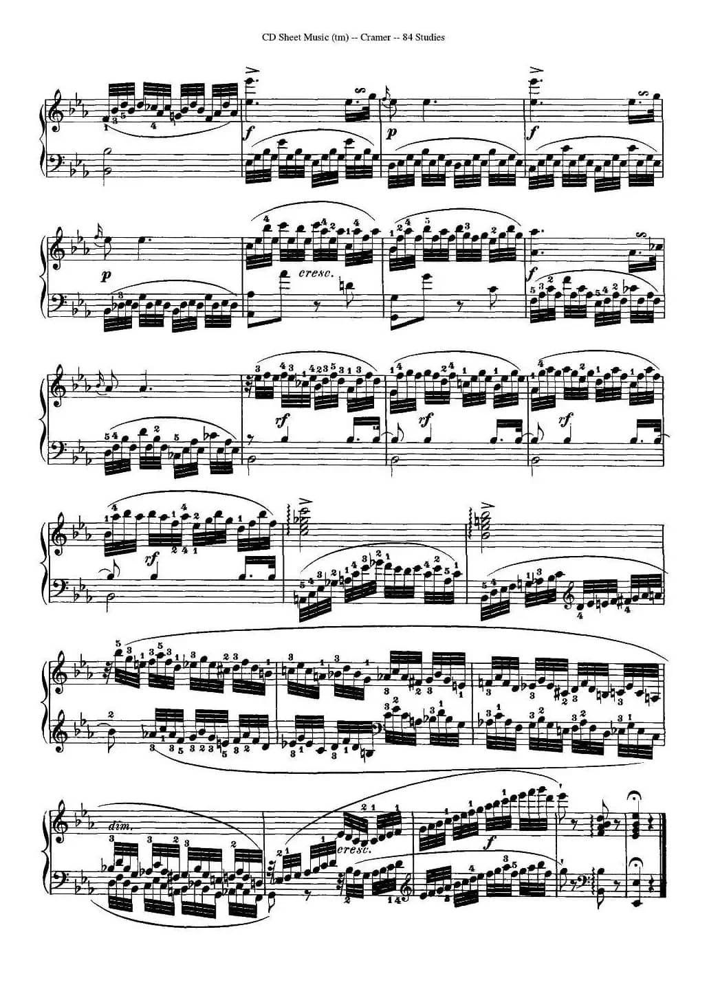 Cramer - 84 exercices（11—15）（克拉莫84首钢琴练习曲）