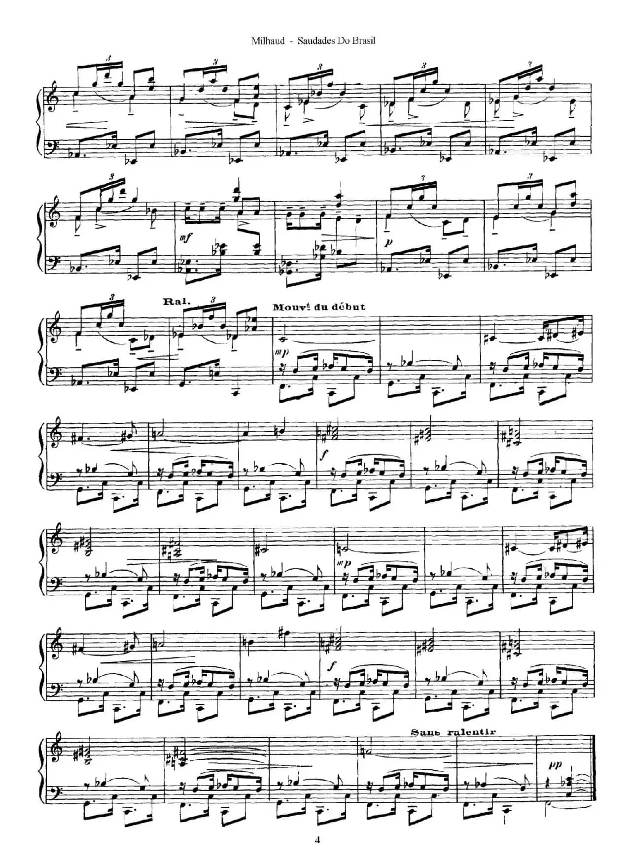 Saudados do Brasil Op.67（巴西回忆·Ⅱ）