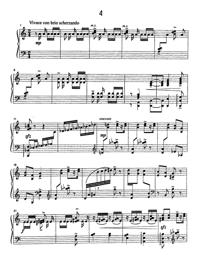 钢琴上的福斯特（钢琴独奏曲4首）